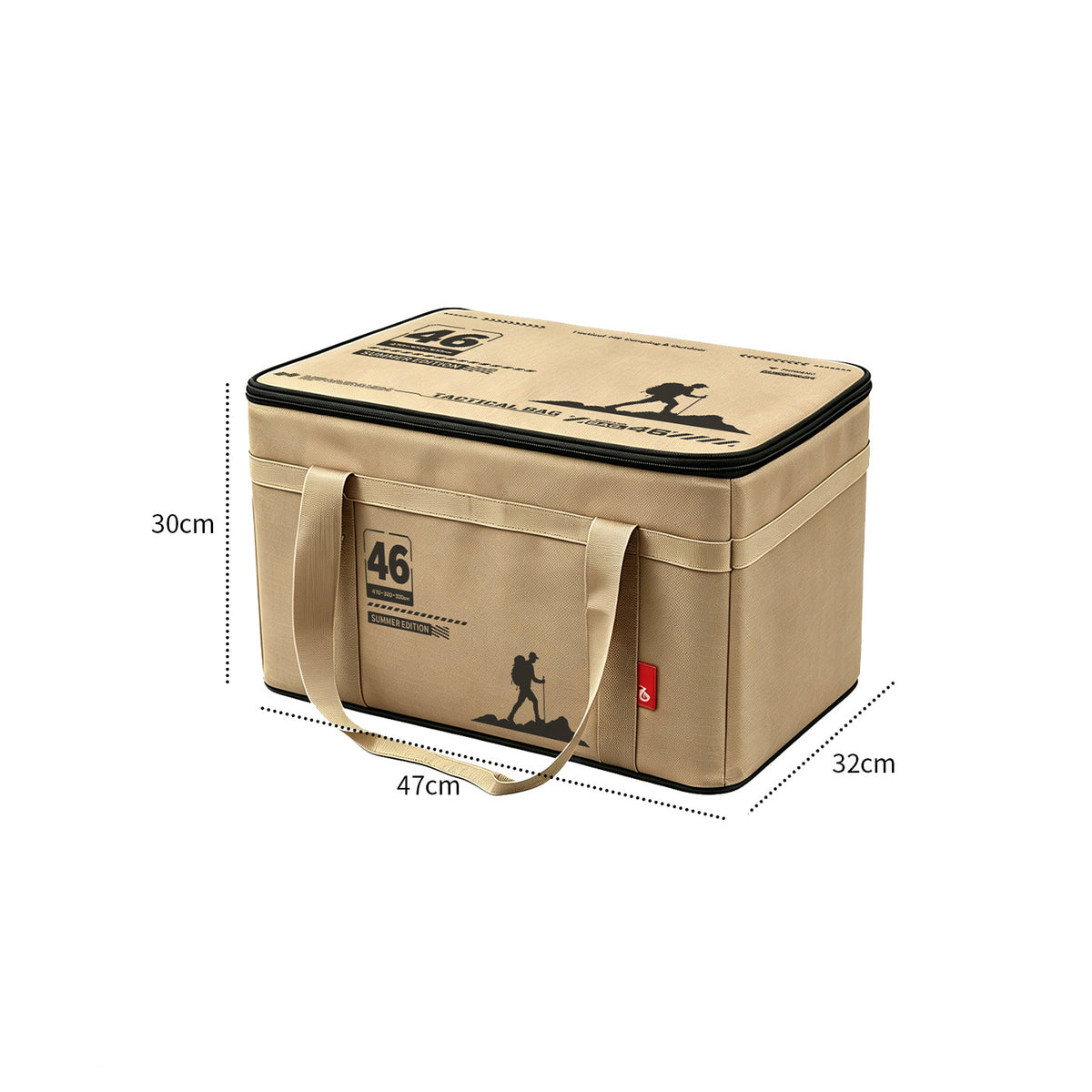 Large-Capacity Tactical Camping Storage Bag – Foldable Organizer for Outdoor Gear, Equipment, and Tableware