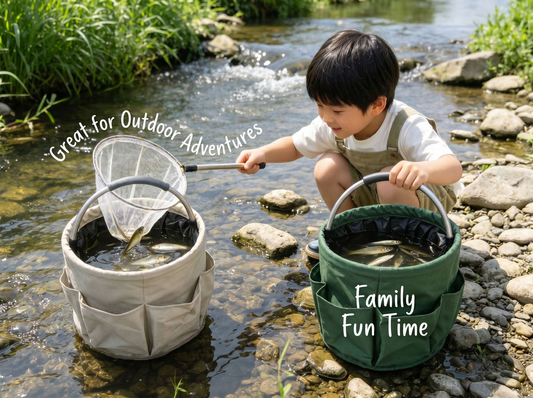 Portable, Large-Capacity Foldable Outdoor Water Bucket – Ideal for Travel, Laundry, Washing Produce, Camping, Picnics, and Fishing