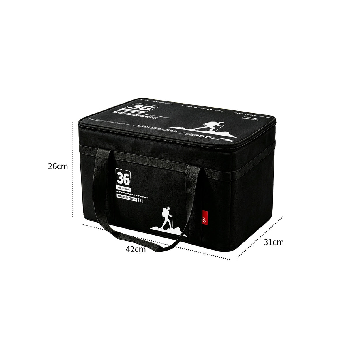 Large-Capacity Tactical Camping Storage Bag – Foldable Organizer for Outdoor Gear, Equipment, and Tableware