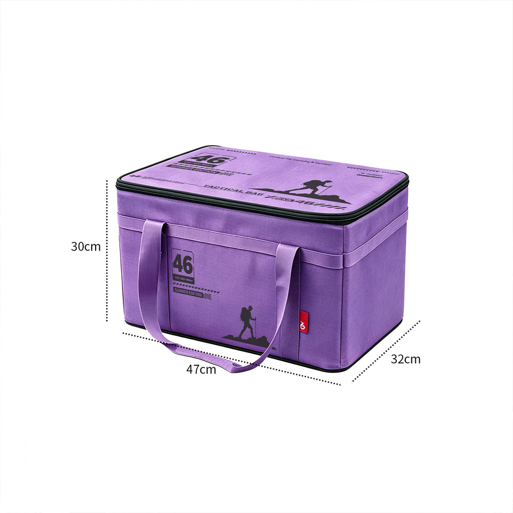 Large-Capacity Tactical Camping Storage Bag – Foldable Organizer for Outdoor Gear, Equipment, and Tableware