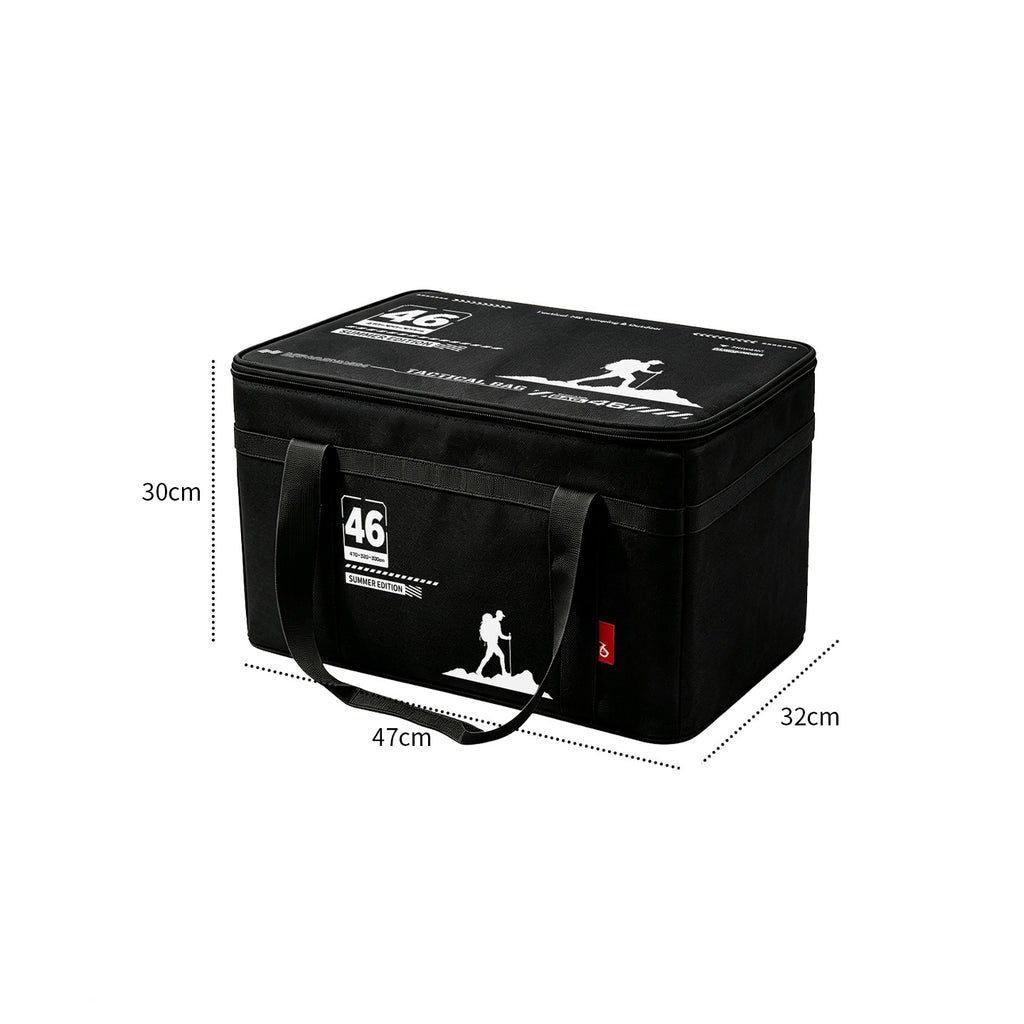 Large-Capacity Tactical Camping Storage Bag – Foldable Organizer for Outdoor Gear, Equipment, and Tableware