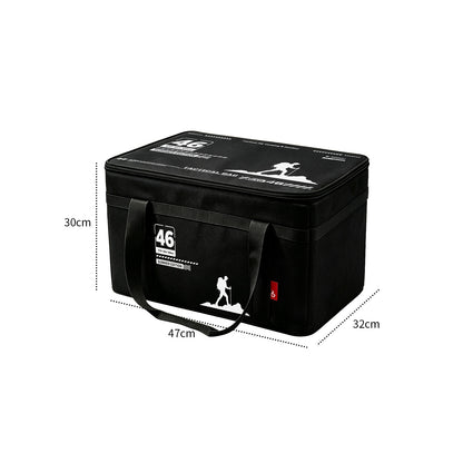 Large-Capacity Tactical Camping Storage Bag – Foldable Organizer for Outdoor Gear, Equipment, and Tableware