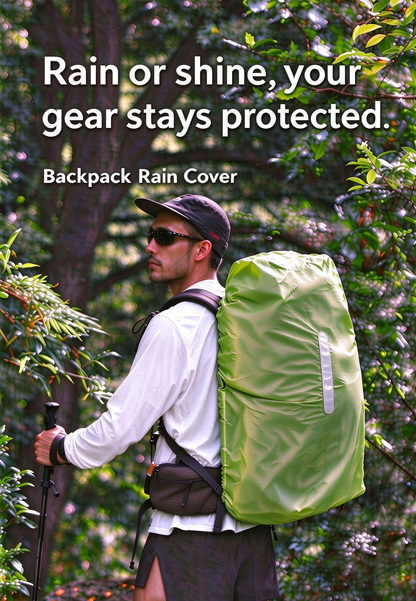 Reflective hiking backpack