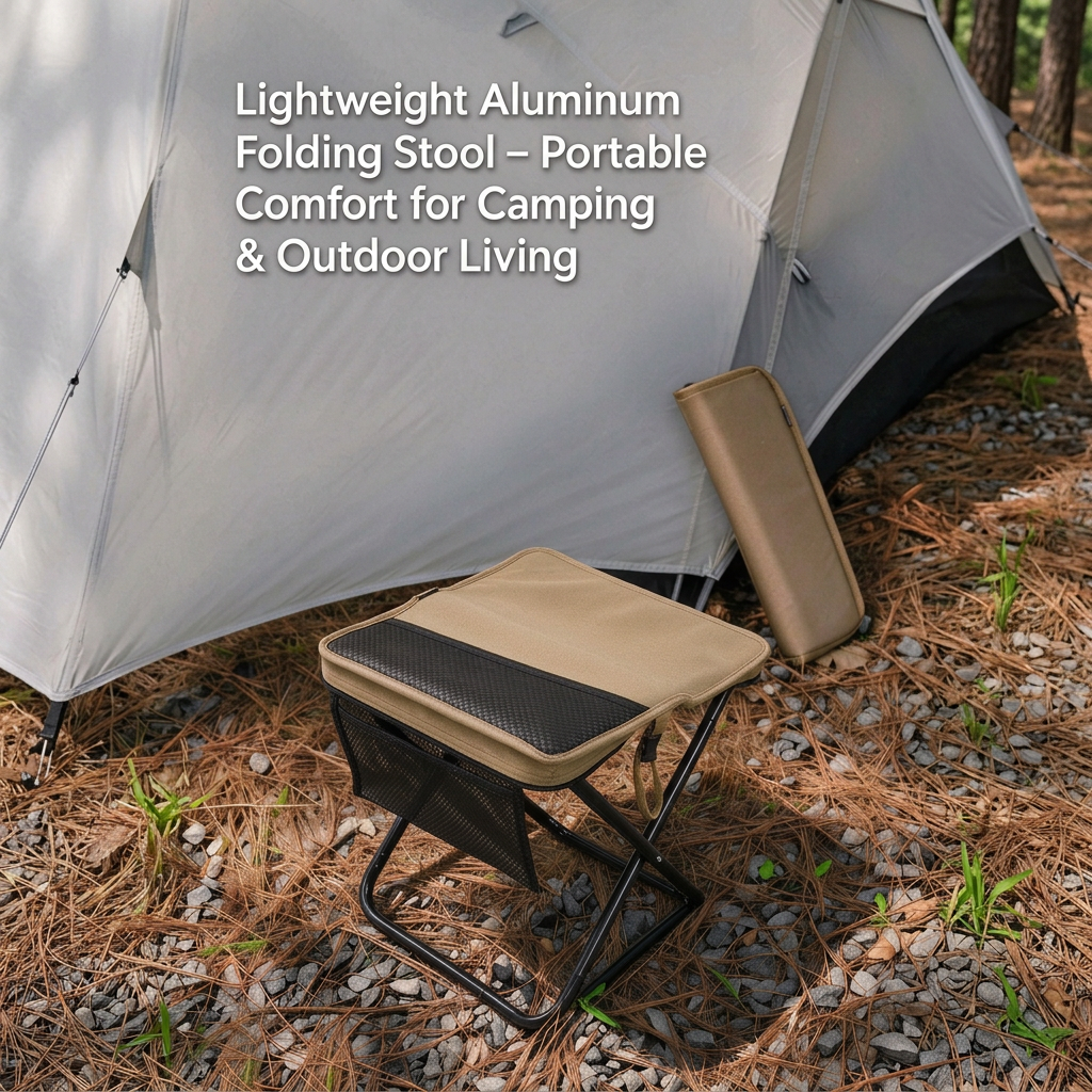 Outdoor folding stool