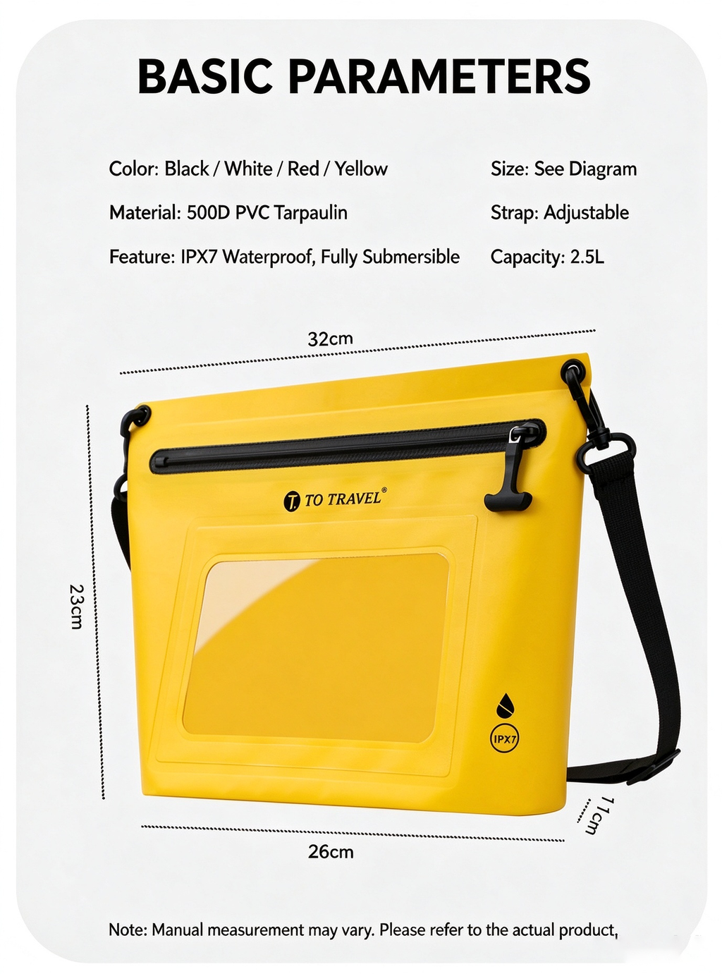 Waterproof storage bag