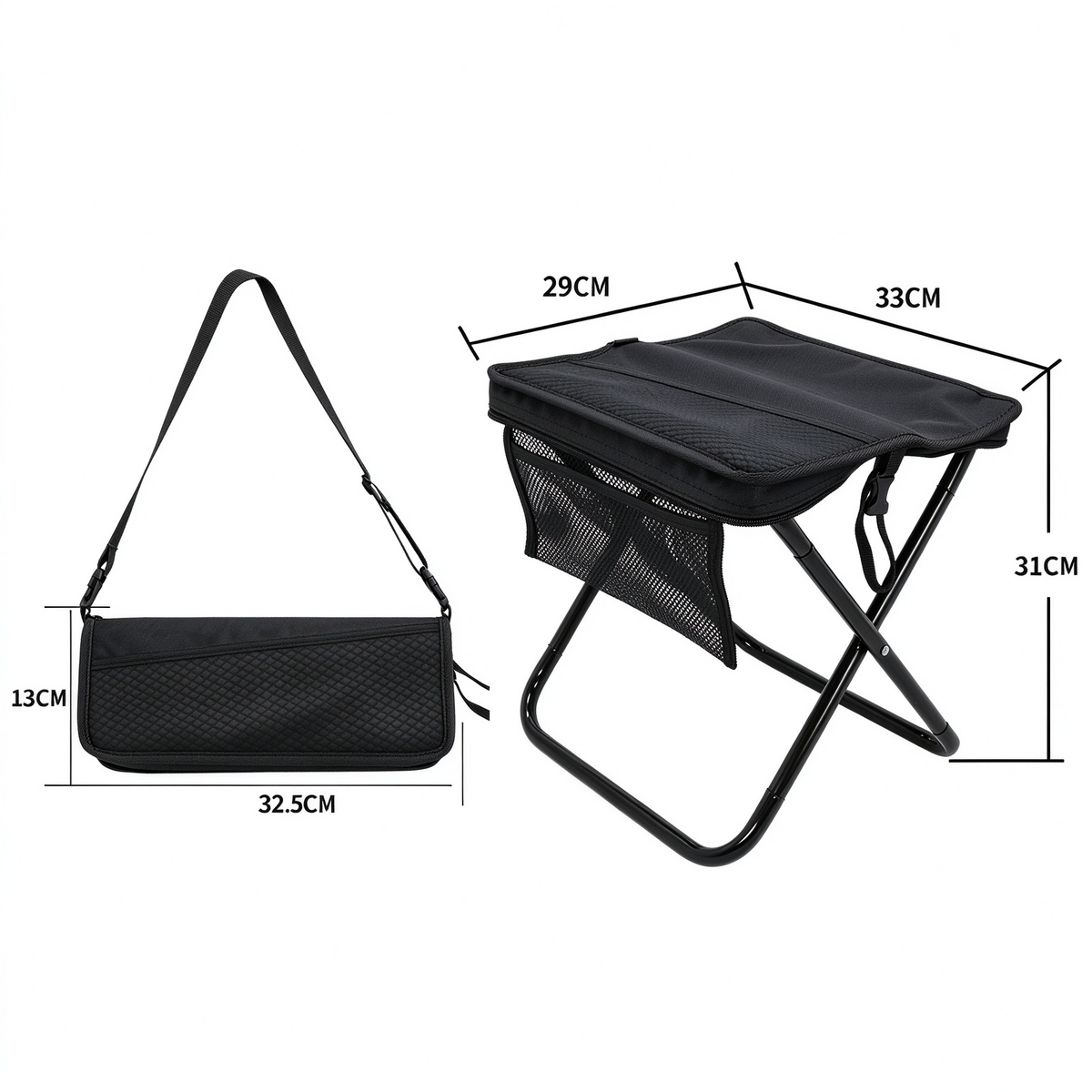 Outdoor folding stool