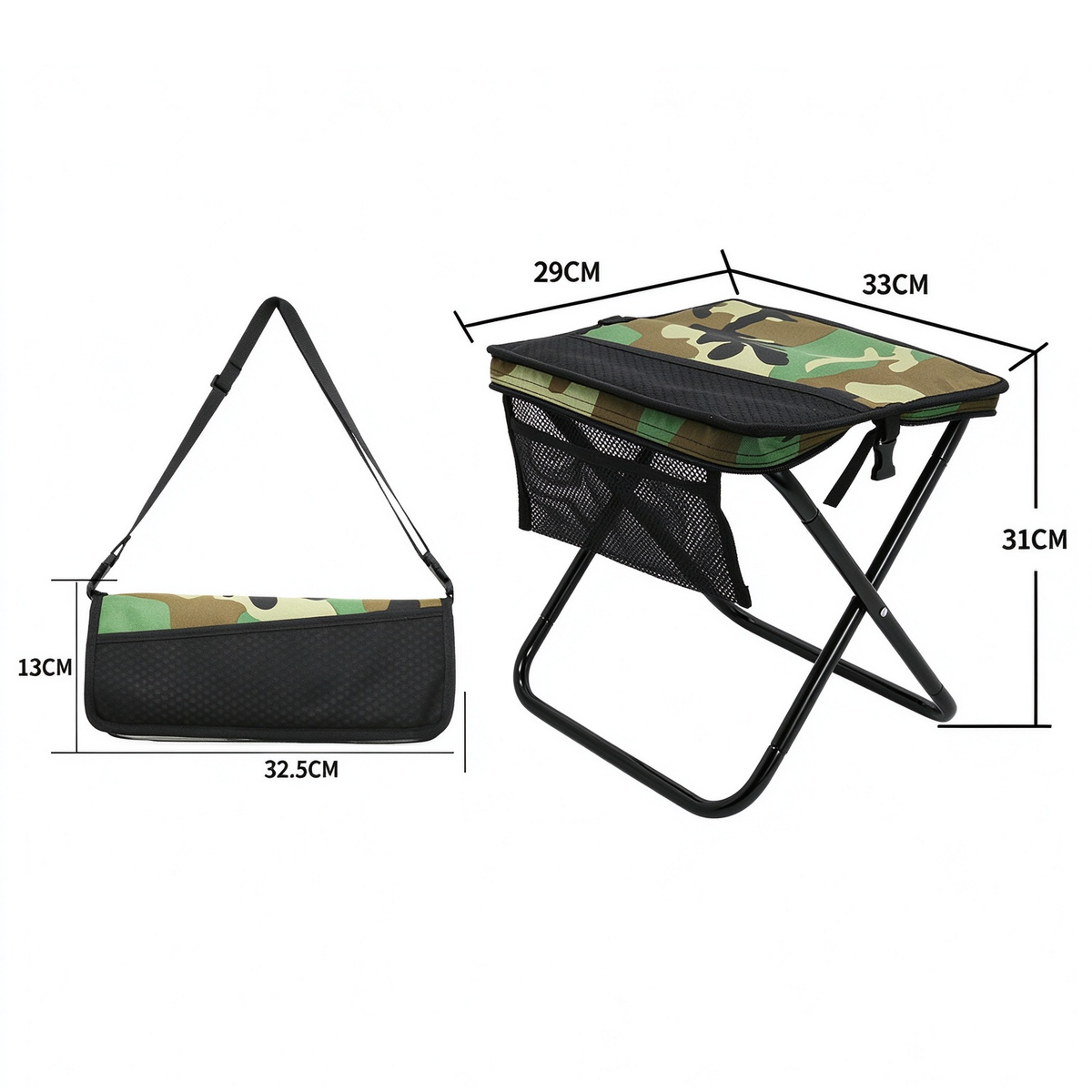 Outdoor folding stool