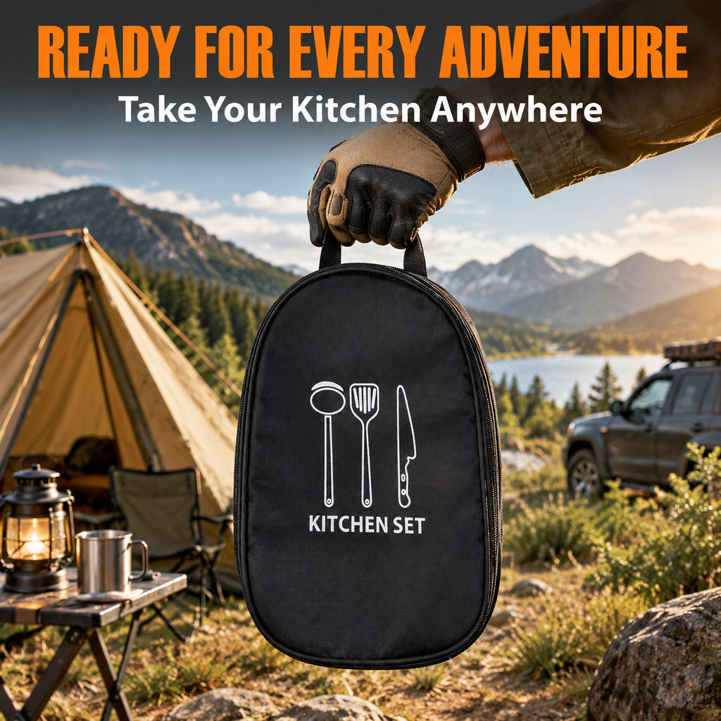 Camping Tableware Storage Bag